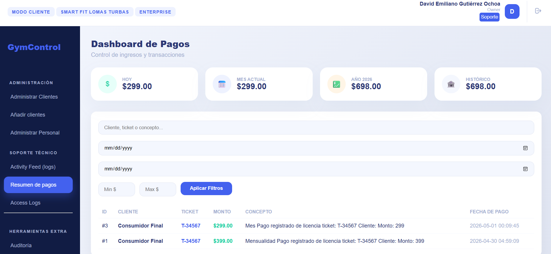 Dashboard Preview