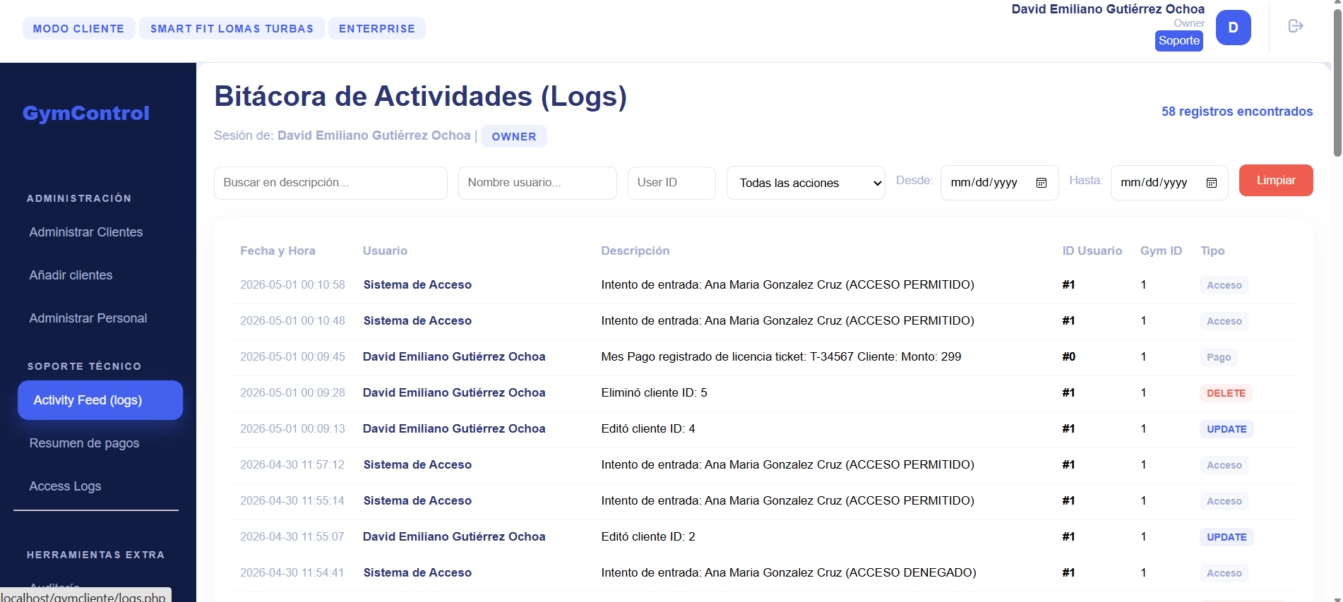 Auditoría de Logs